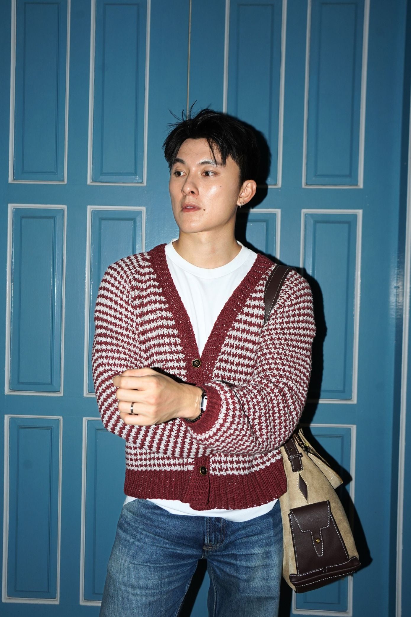 Houndstooth Raglan Cardigan - PDF Crochet Pattern – The Club Made
