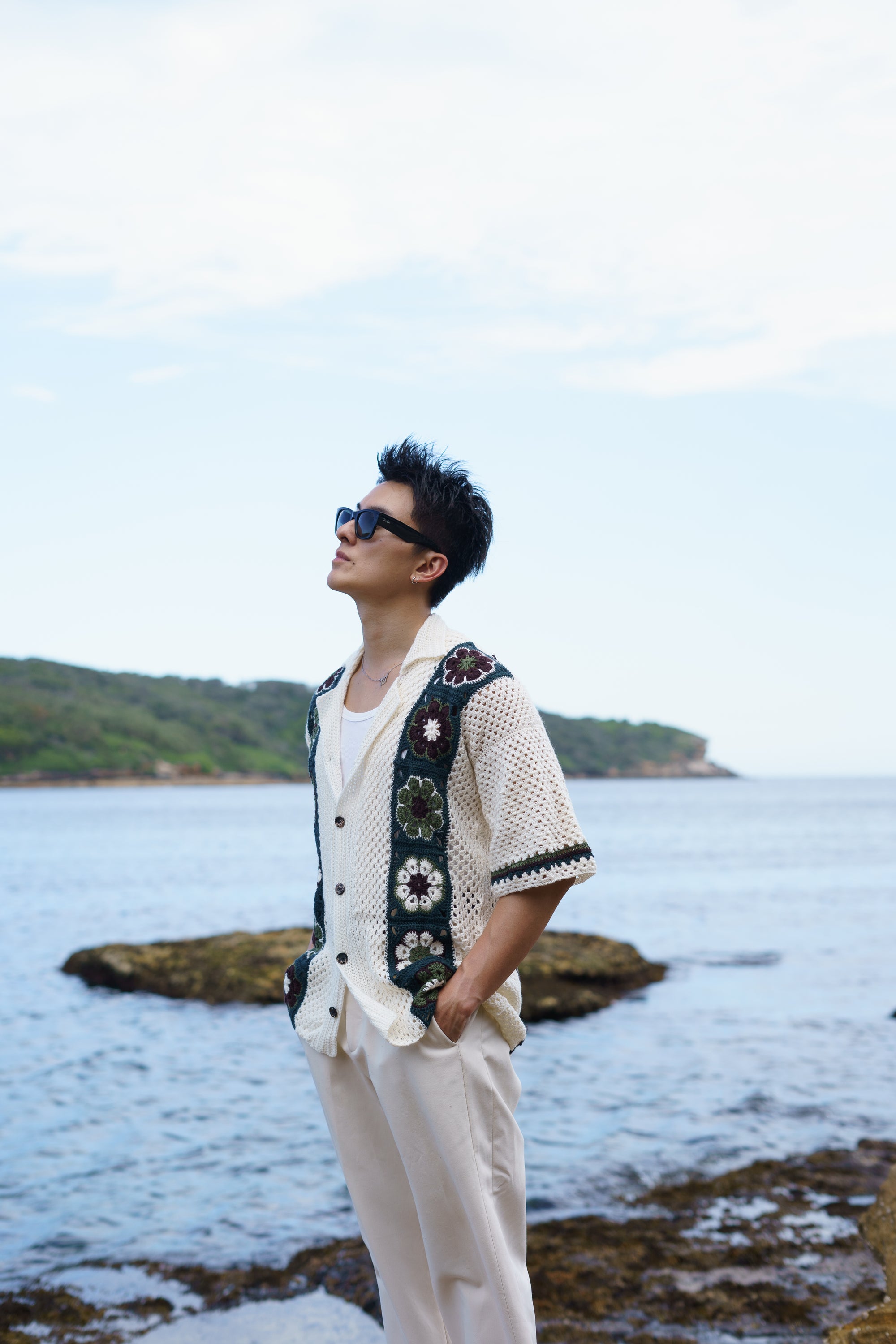 The Riviera Shirt - Crochet Pattern (Digital PDF)