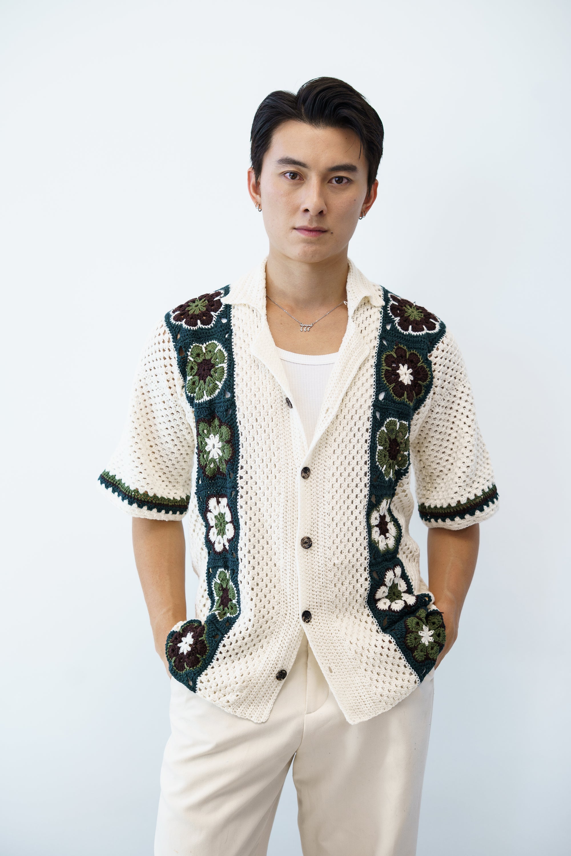 The Riviera Shirt - Crochet Pattern (Digital PDF)