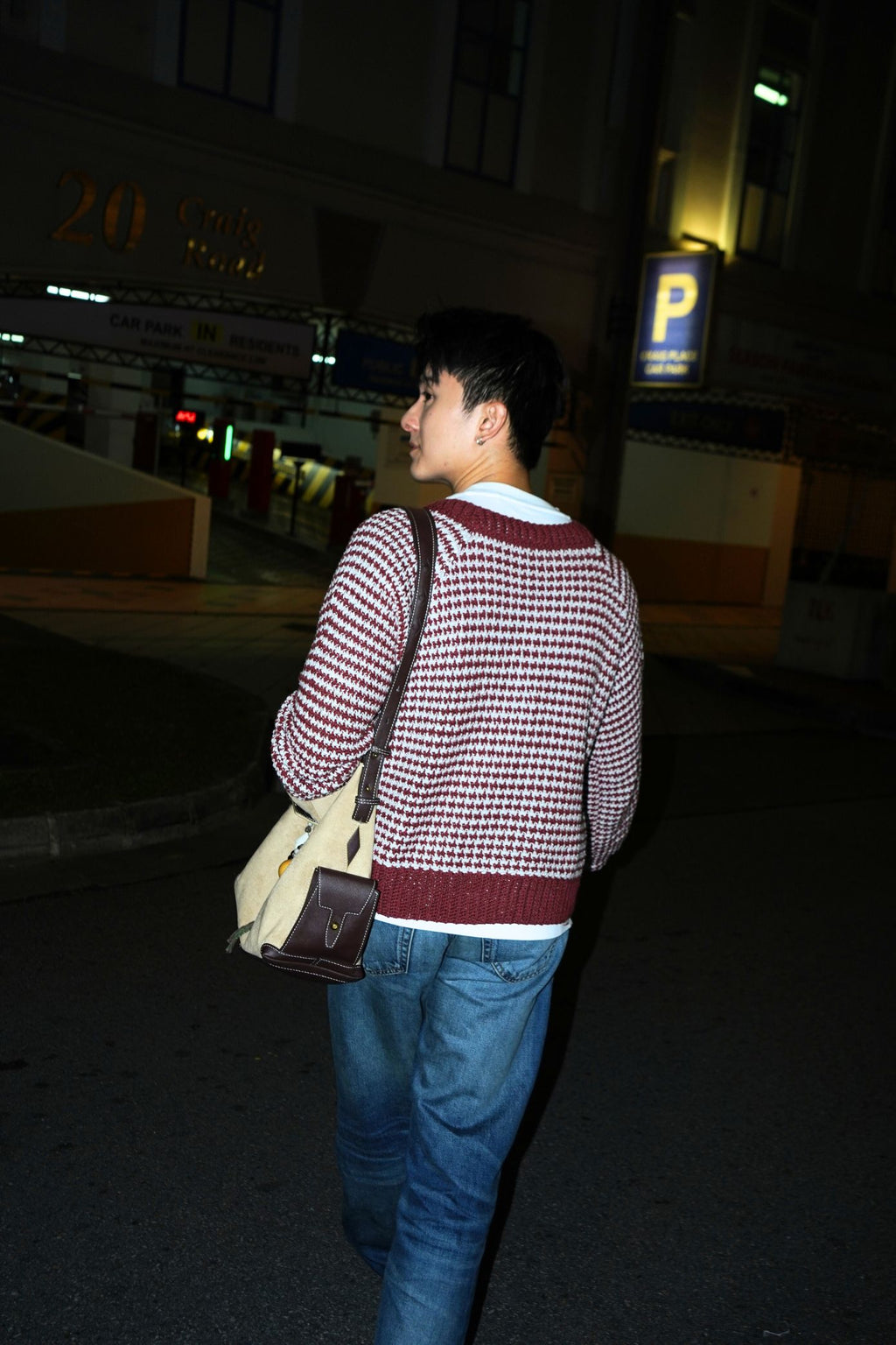 Houndstooth Raglan Cardigan -  PDF Crochet Pattern