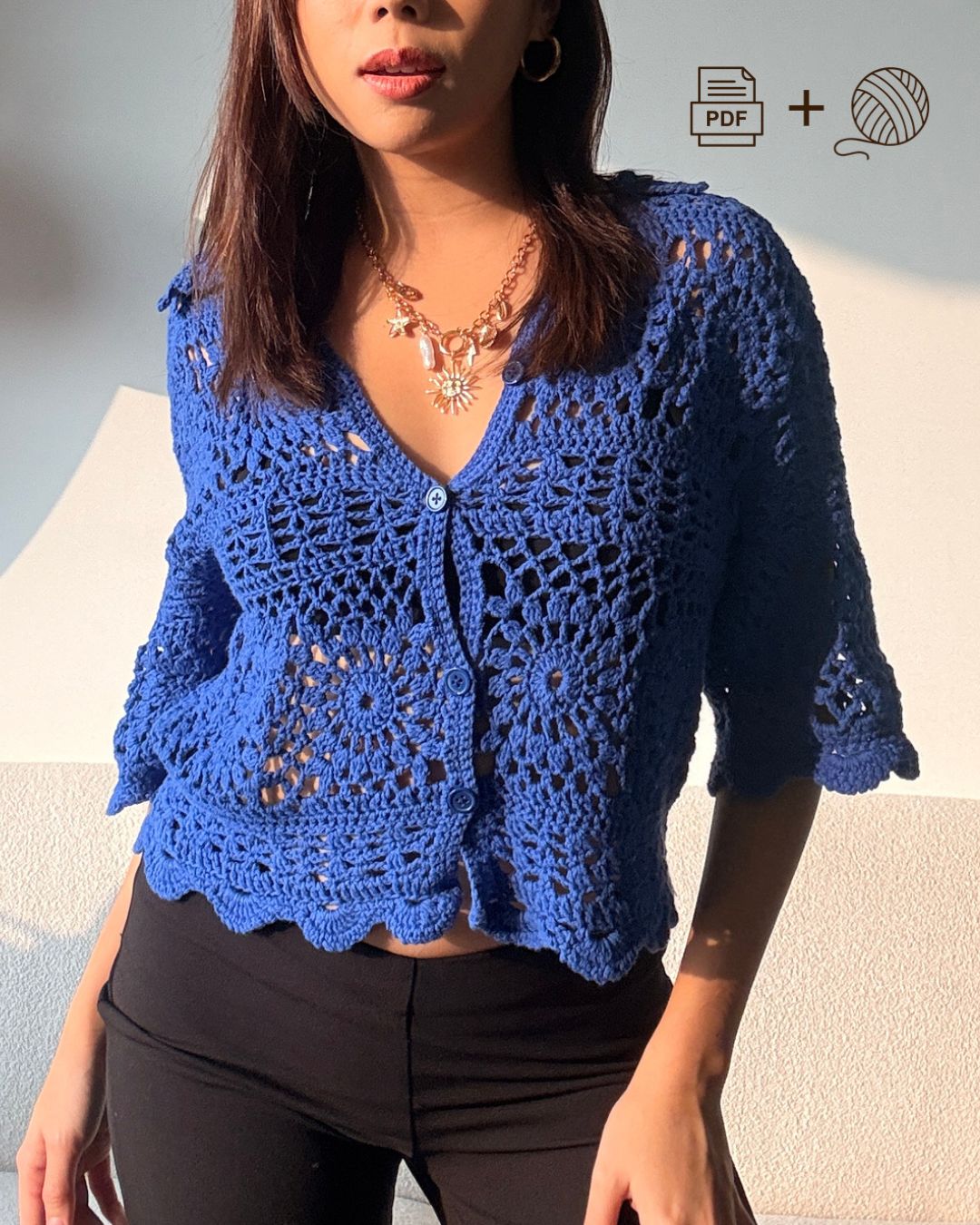 Sunburst Shirt CROCHET KIT