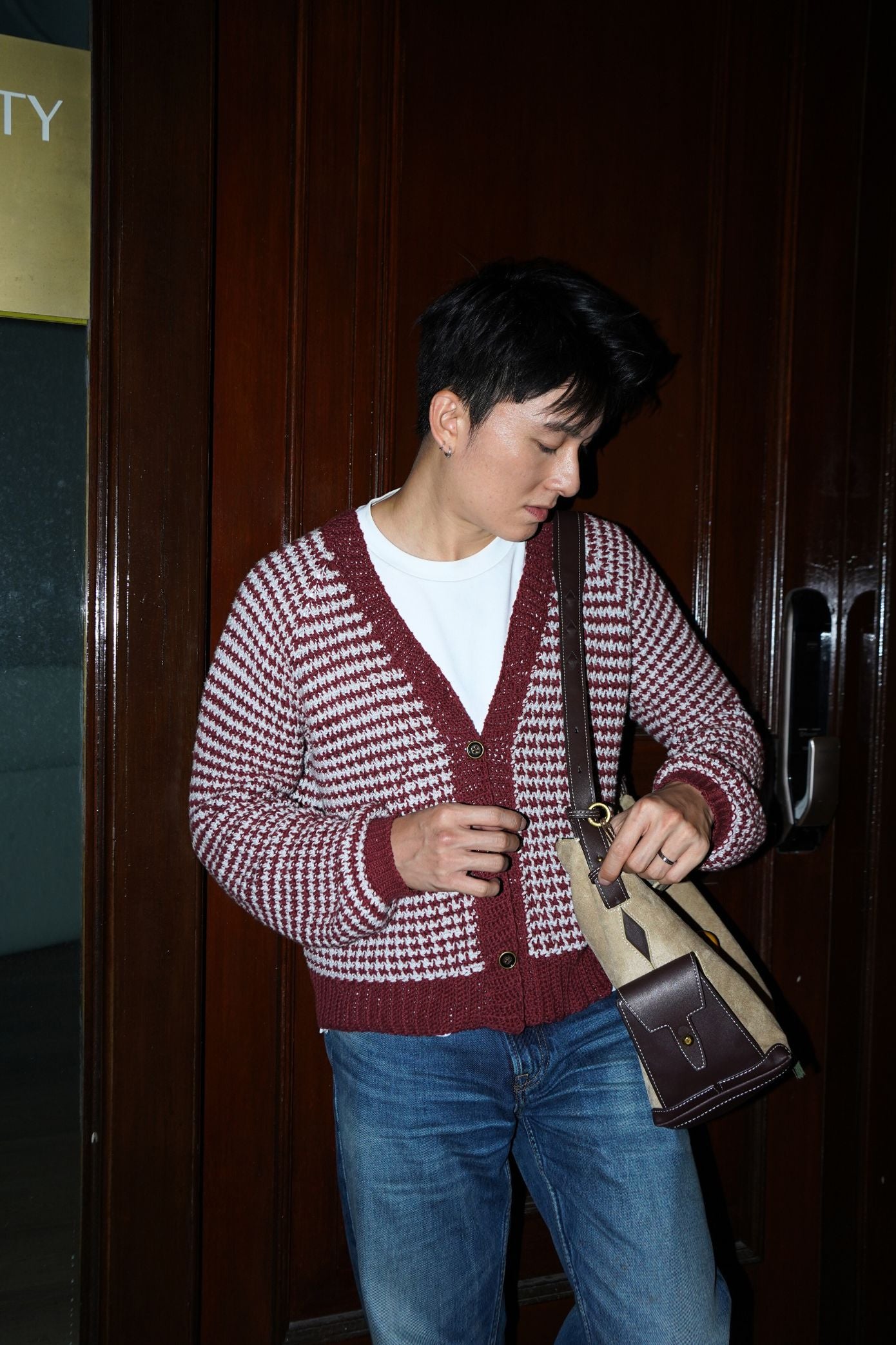 Houndstooth Cardi - CROCHET KIT