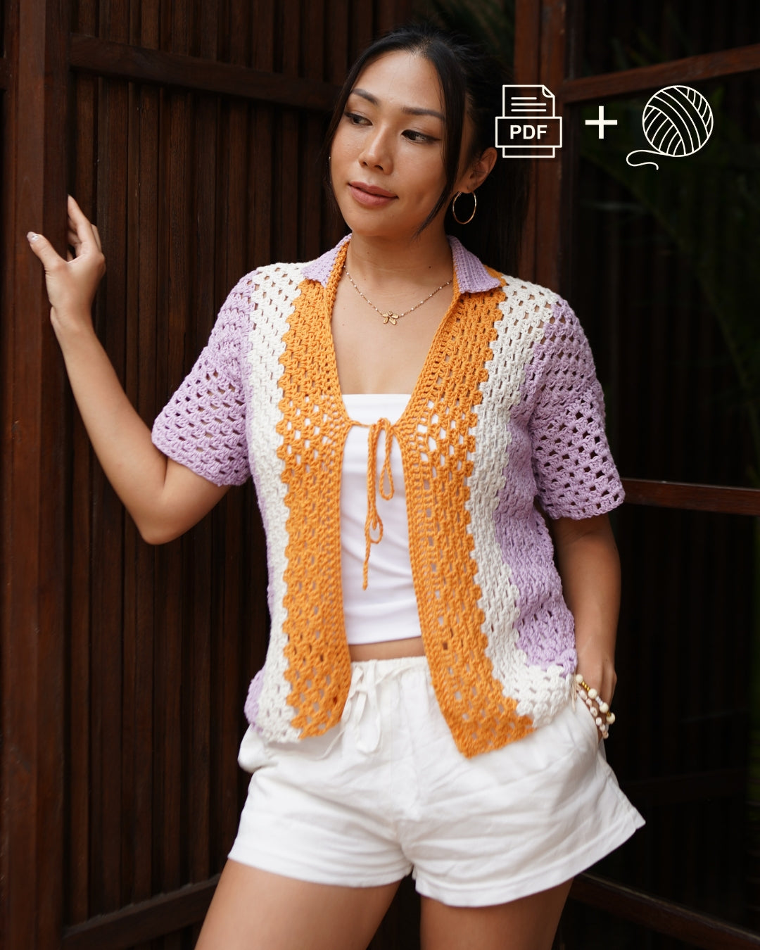 The Gelato Shirt - CROCHET KIT (Beginner-Friendly)