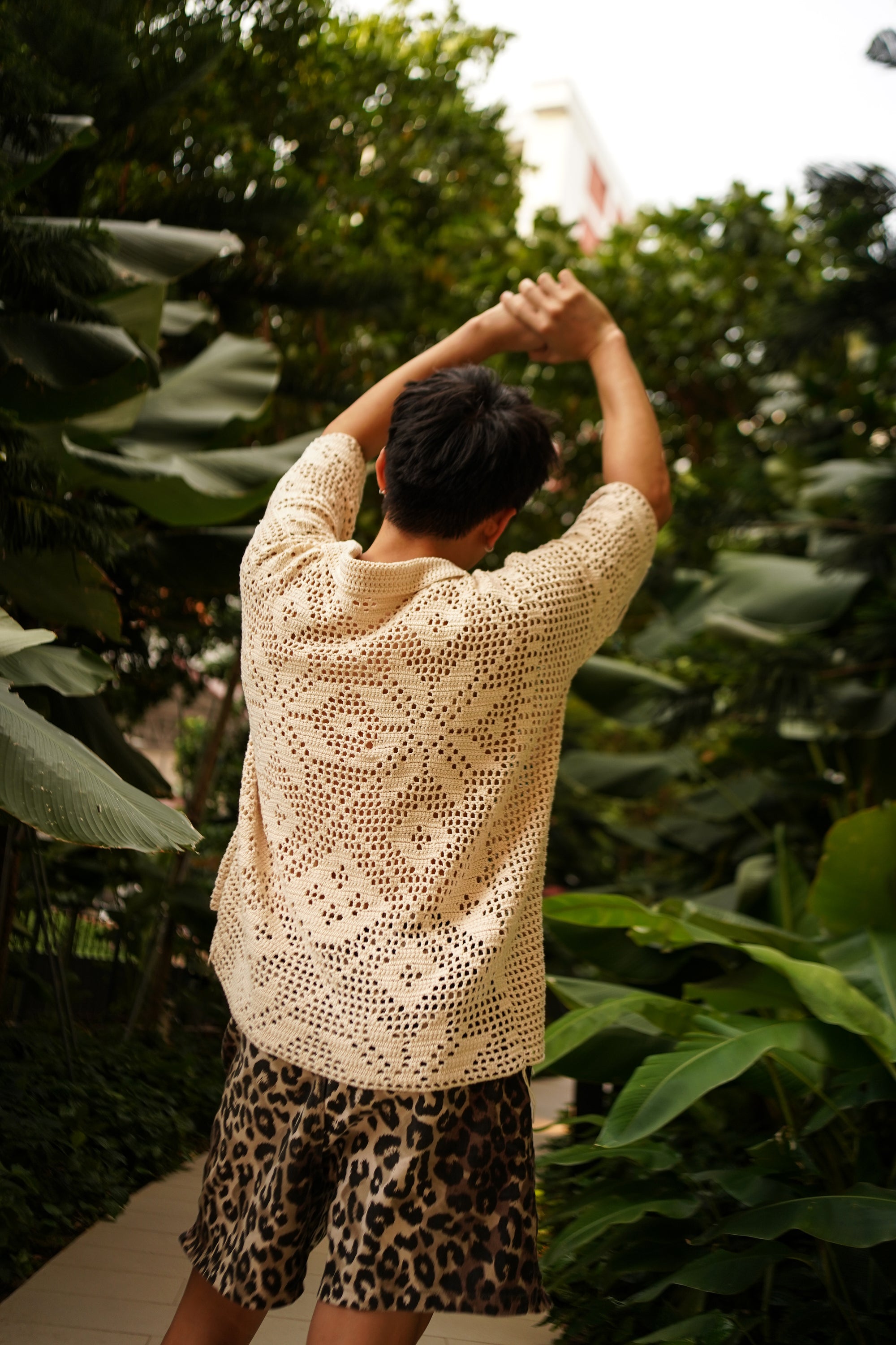 Palm Beach - Filet Crochet Shirt [PDF Pattern]