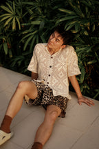 Palm Beach - Filet Crochet Shirt [PDF Pattern]