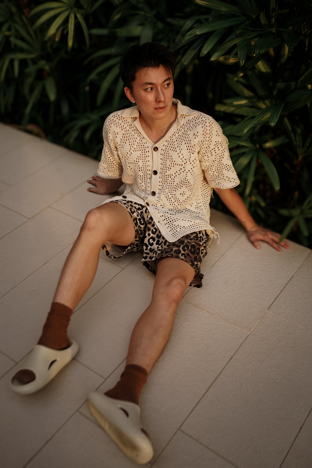 Palm Beach - Filet Crochet Shirt [PDF Pattern]