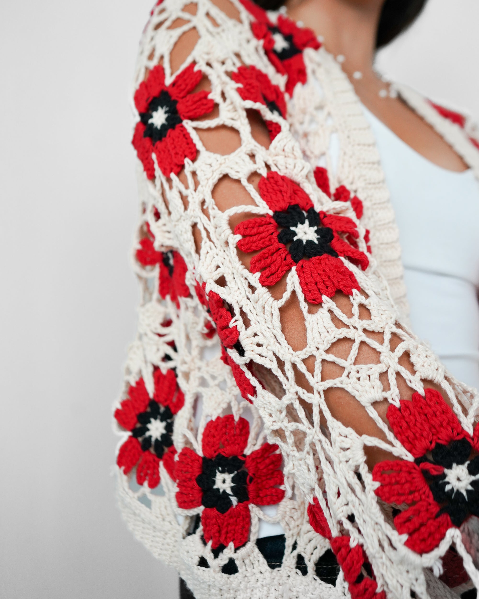 Poppy Cardigan- CROCHET KIT