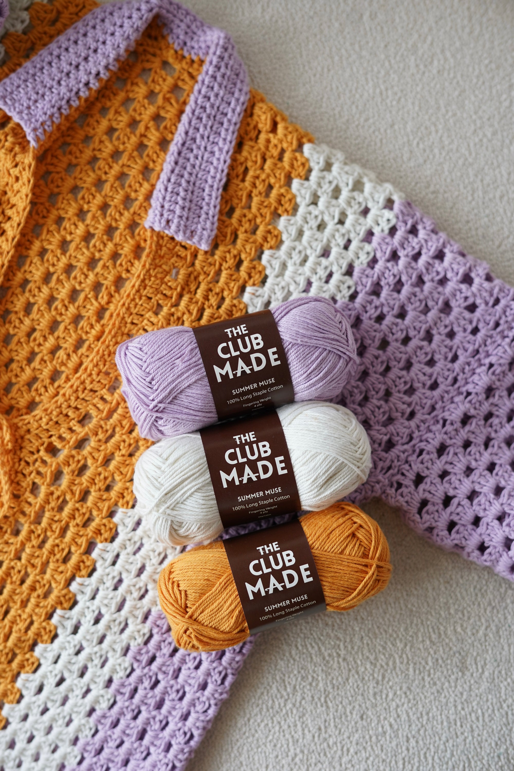 The Gelato Shirt - CROCHET KIT (Beginner-Friendly)