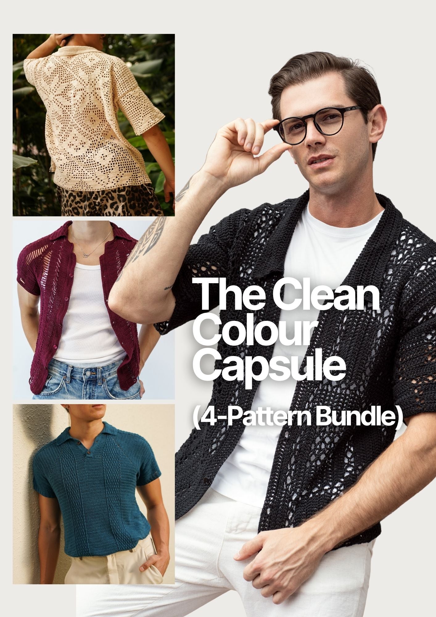 The Clean Colour Capsule (4-Pattern Bundle)