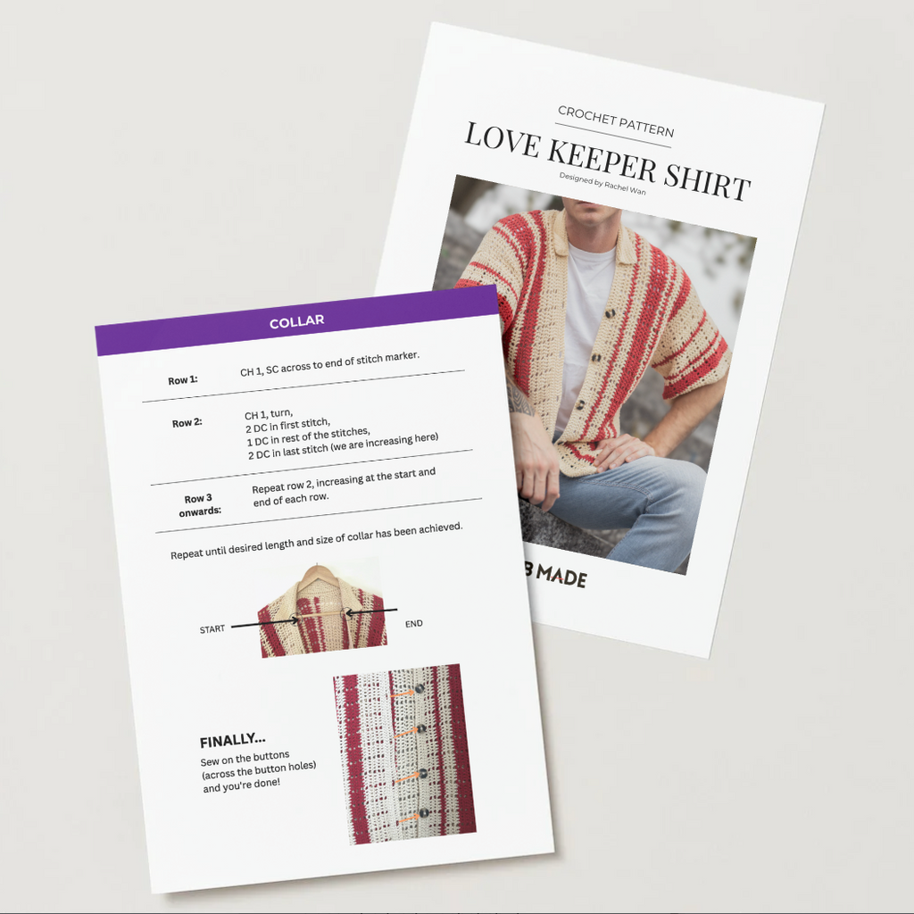 Love Keeper Crochet Shirt [PDF Pattern]