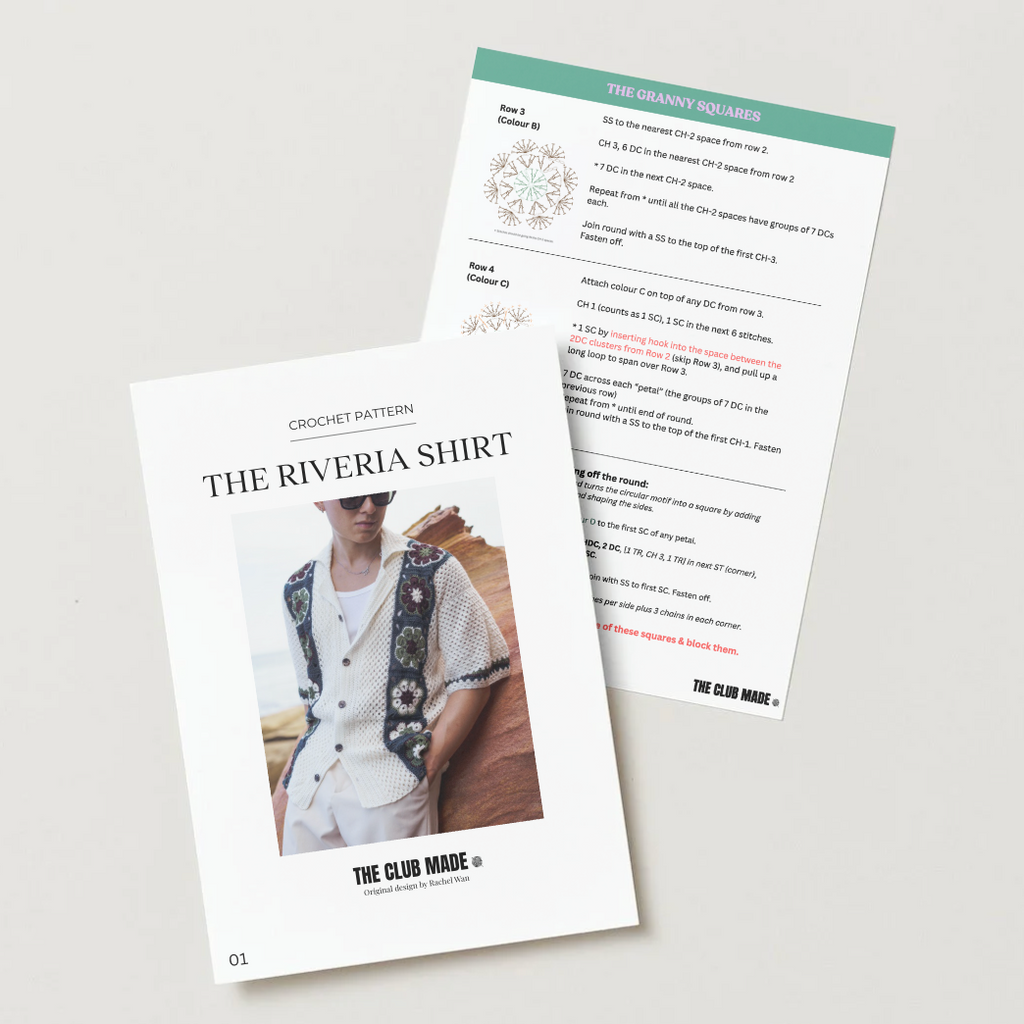 The Riviera Shirt - Crochet Pattern