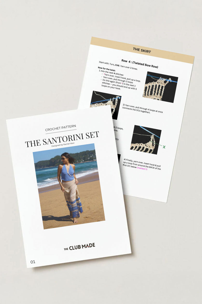 Santorini Set Crochet Pattern